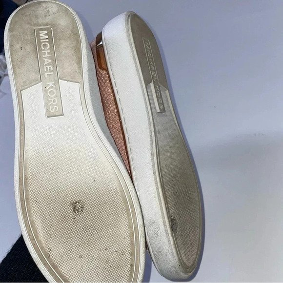 MICHAEL Michael Kors Women's Skyler Slip-On Sneakers Rose Gold Size 9 - Picture 6 of 8